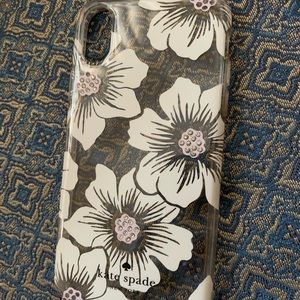 White Floral Kate Spade iPhone XS Case
